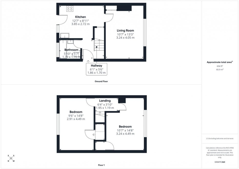 Floorplan for Albany Place, Quarrendon, Aylesbury