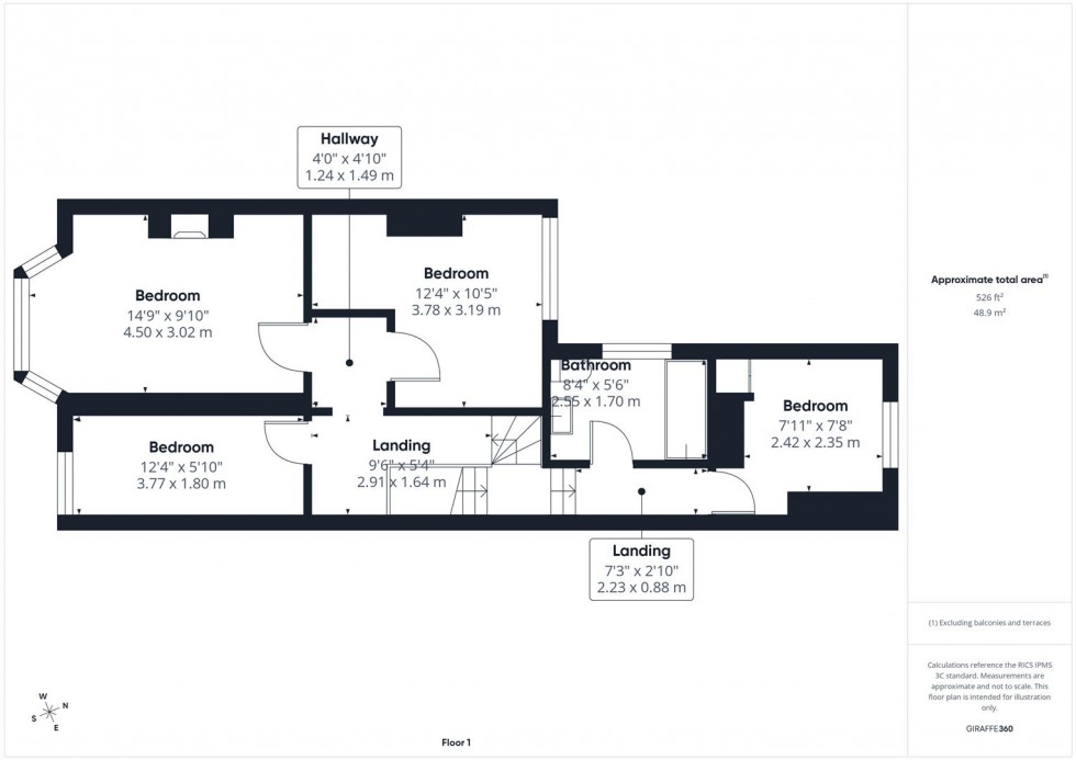 Floorplan for Oxford Road, Stone, Aylesbury