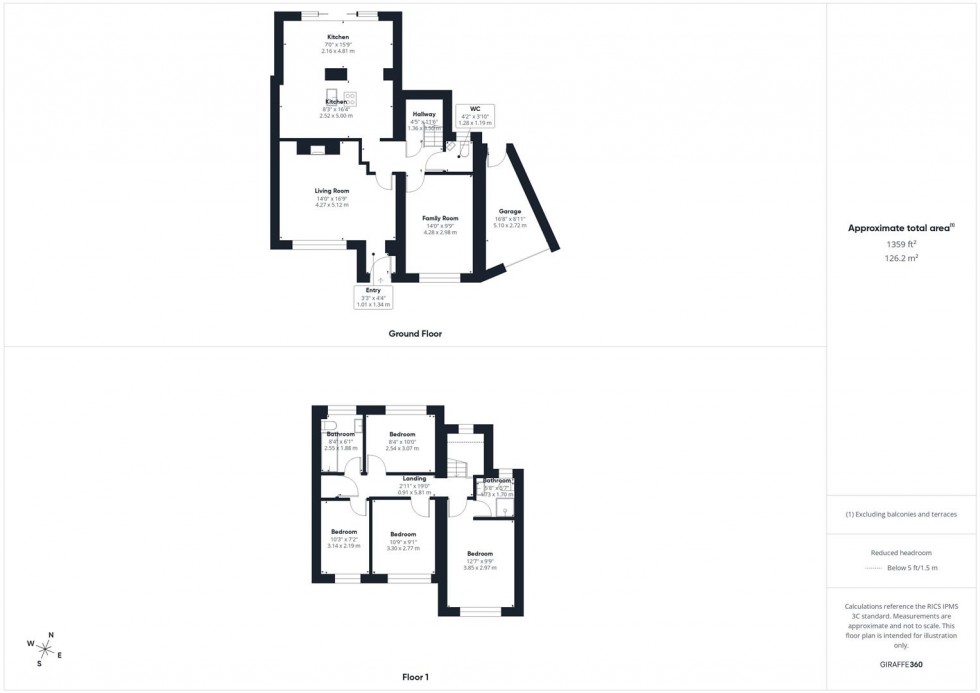 Floorplan for Pemberton Close, Elm Farm, Aylesbury
