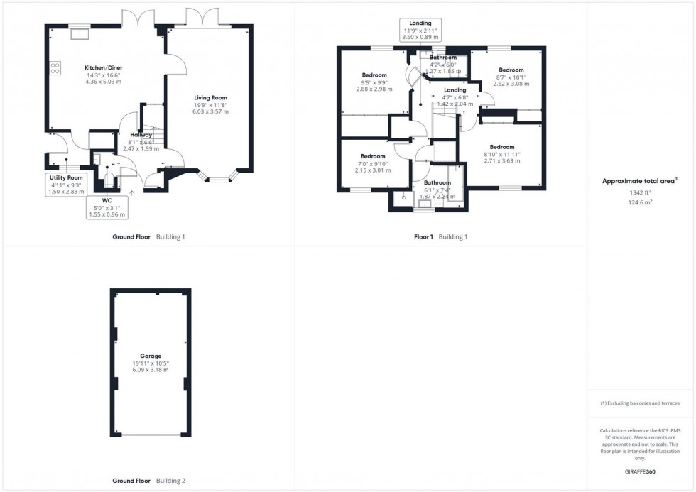 Floorplan for Marsworth Drive, Kingsbrook, Aylesbury