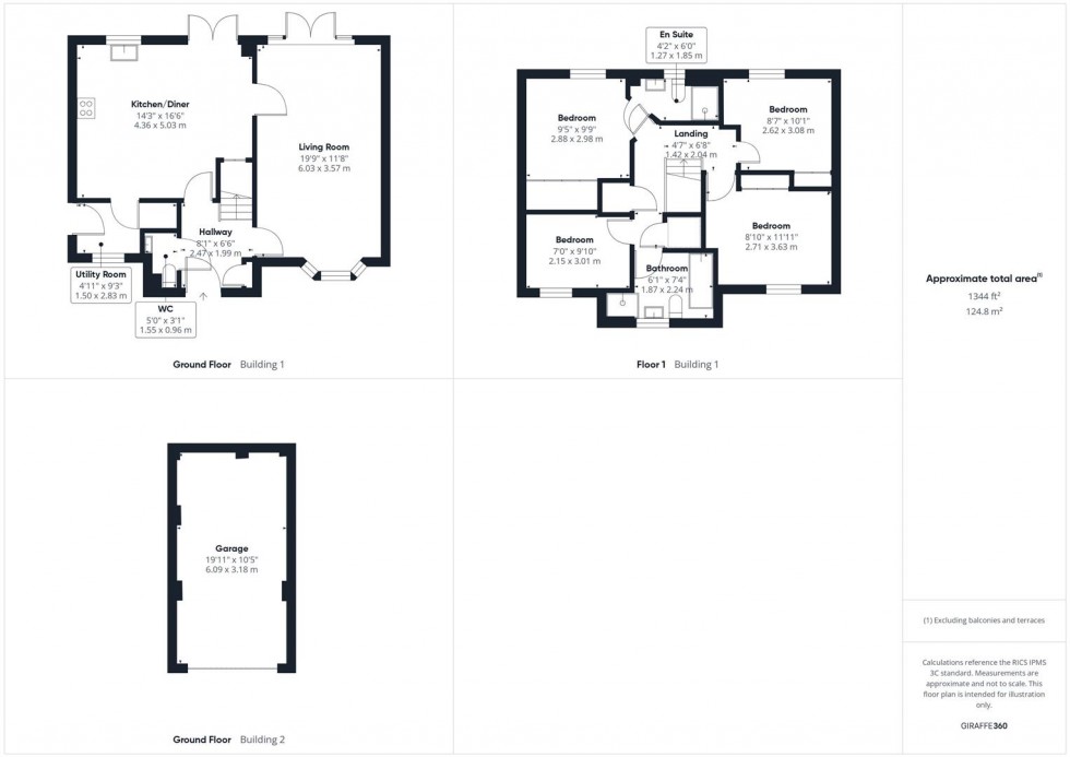 Floorplan for Marsworth Drive, Kingsbrook, Aylesbury
