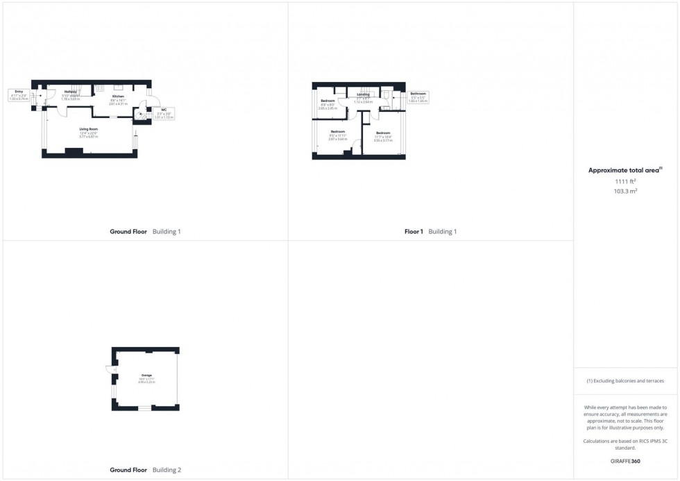 Floorplan for Ingram Avenue, Bedgrove, Aylesbury