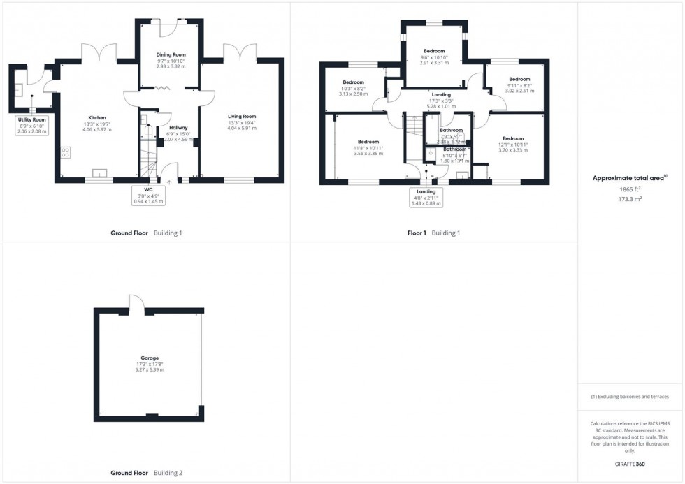 Floorplan for Goldcrest, Watermead, Aylesbury