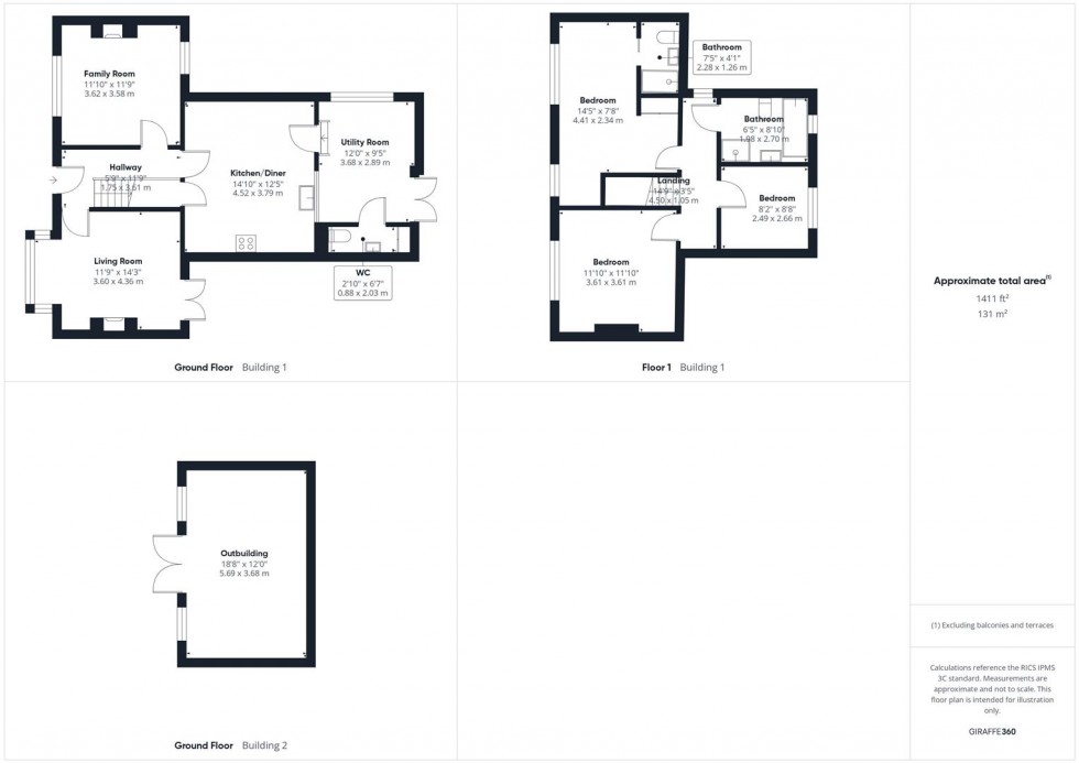 Floorplan for Manor Road, Aylesbury, Buckinghamshire