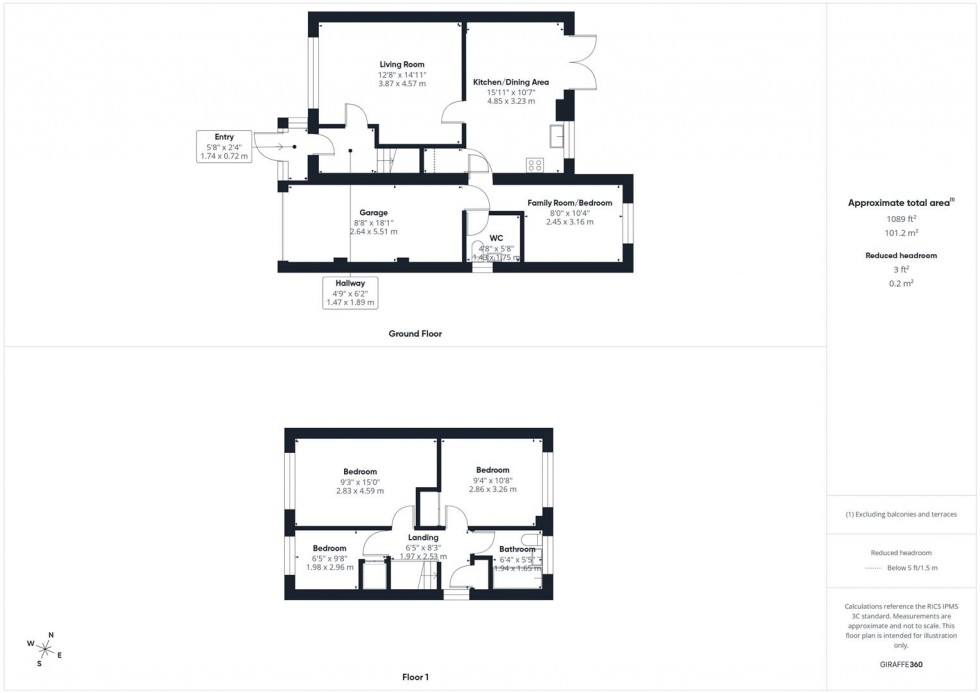 Floorplan for Hazlehurst Drive, Elm Farm, Aylesbury