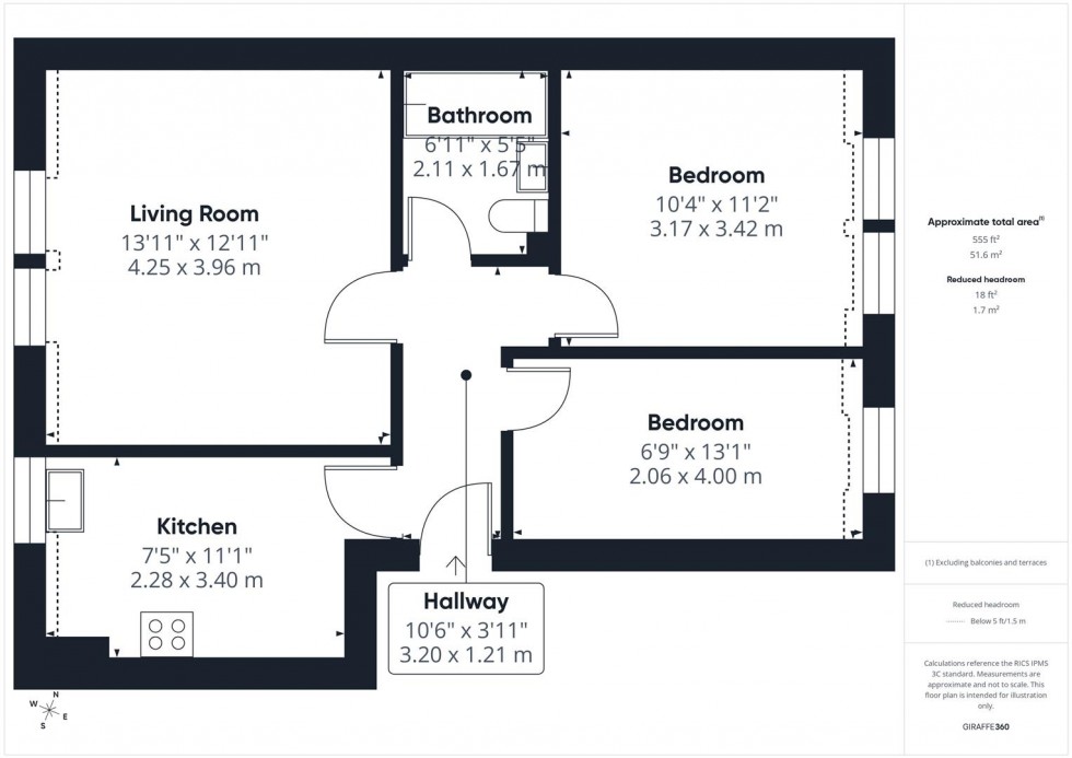 Floorplan for Dove Place, Watermead, Aylesbury