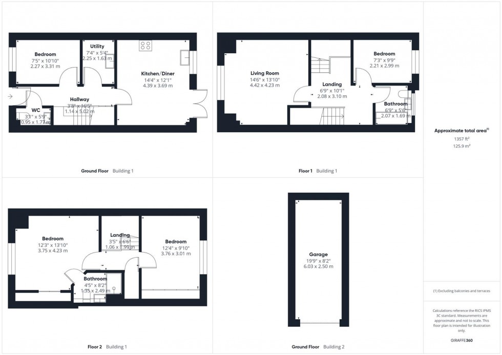 Floorplan for Stadium Approach, The Green, Aylesbury