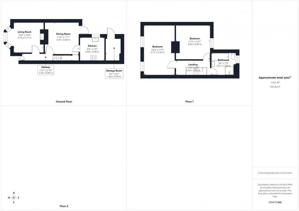 Floorplan for Chiltern Street, Aylesbury, Buckinghamshire