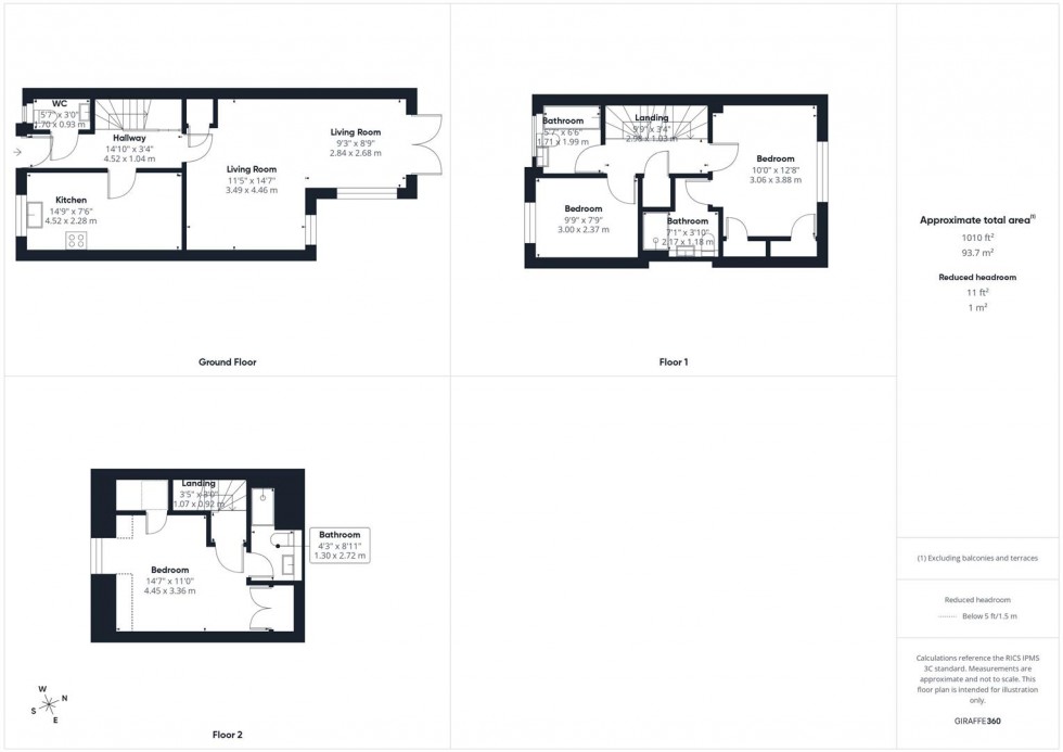 Floorplan for Bodge Piece, Weston Turville, Aylesbury