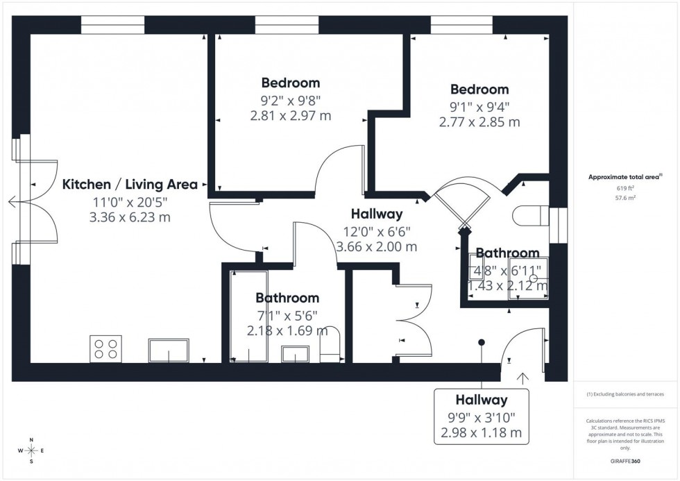 Floorplan for Ward Street, Aston Reach, Aylesbury