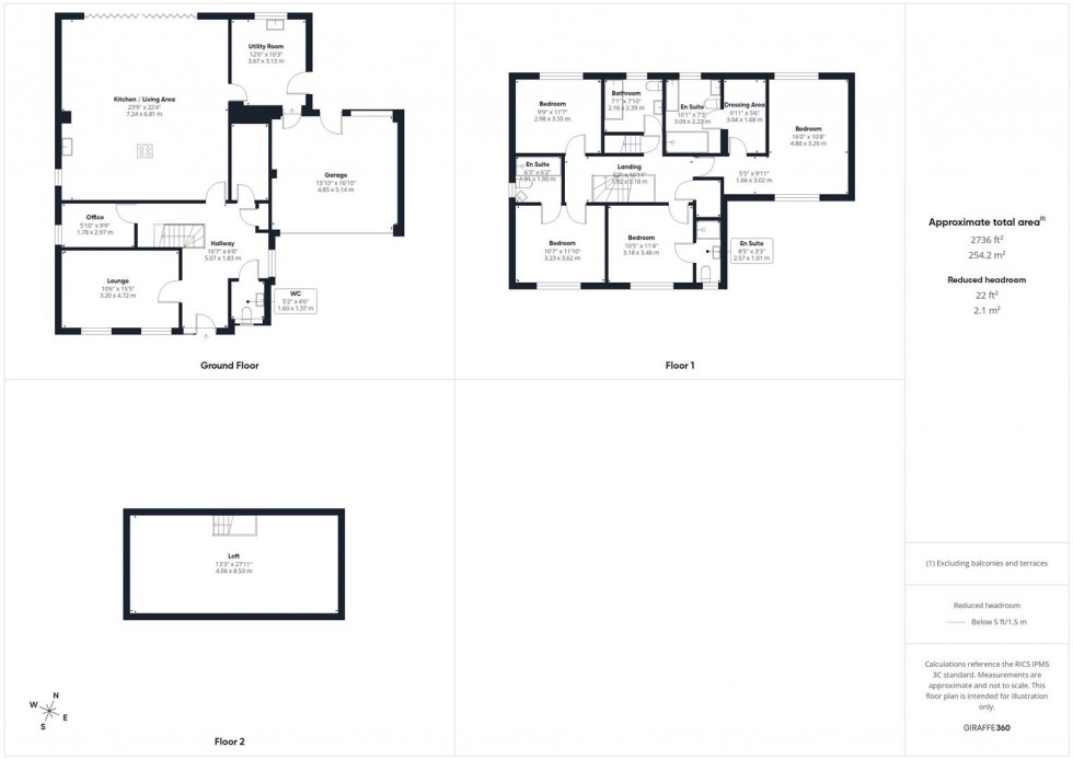 Floorplan for Langdon Avenue, Bedgrove, Aylesbury