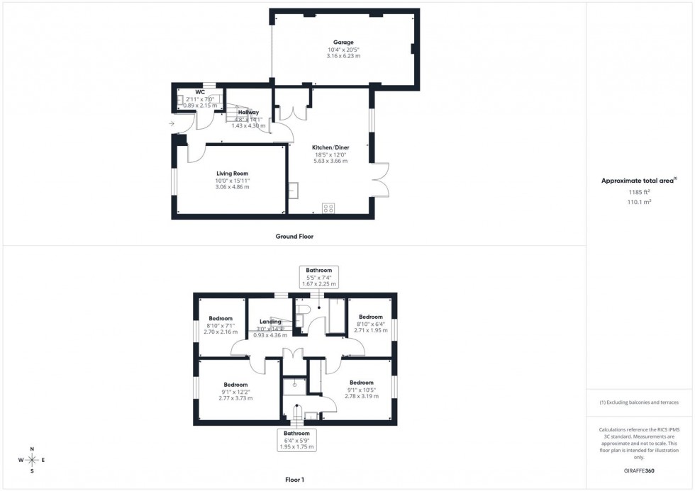 Floorplan for Emperor Lane, Kingsbrook, Aylesbury