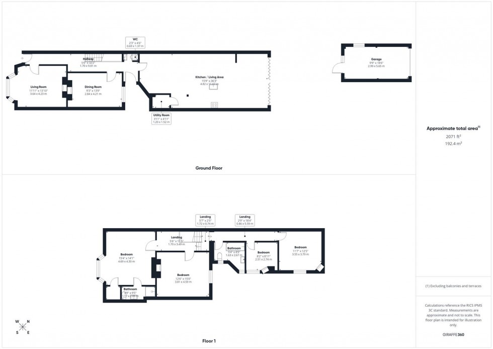 Floorplan for Wendover Road, Aylesbury, Buckinghamshire