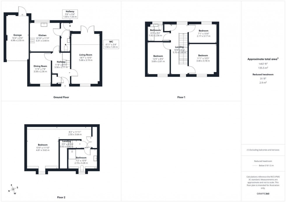 Floorplan for Foskett Way, Aylesbury