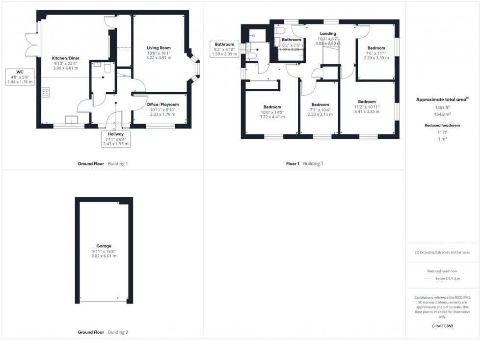 Floorplan for Crowfoot Way, Kingsbrook, Aylesbury