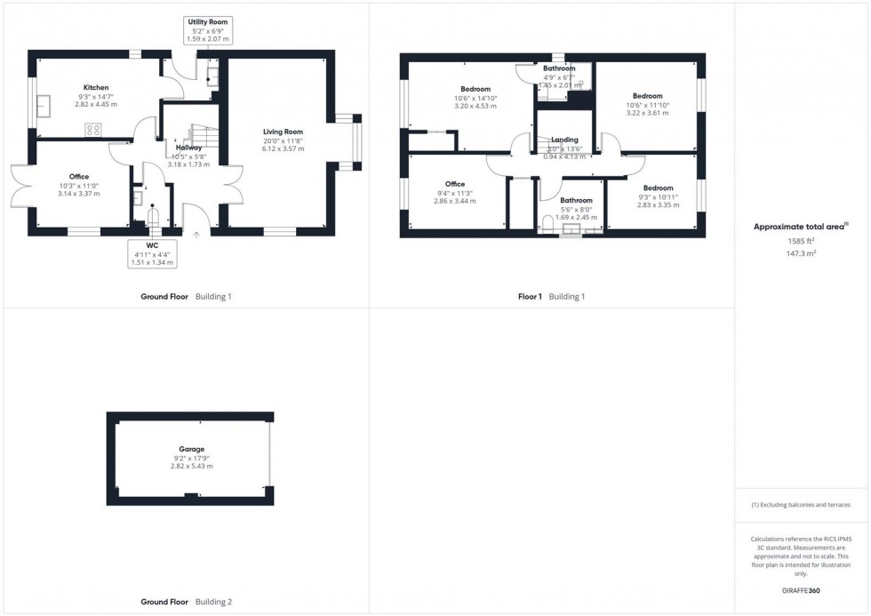 Floorplan for Herman Street, Berryfields, Aylesbury