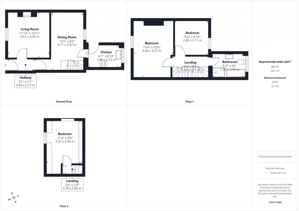 Floorplan for St. Marys Row, Aylesbury, Buckinghamshire