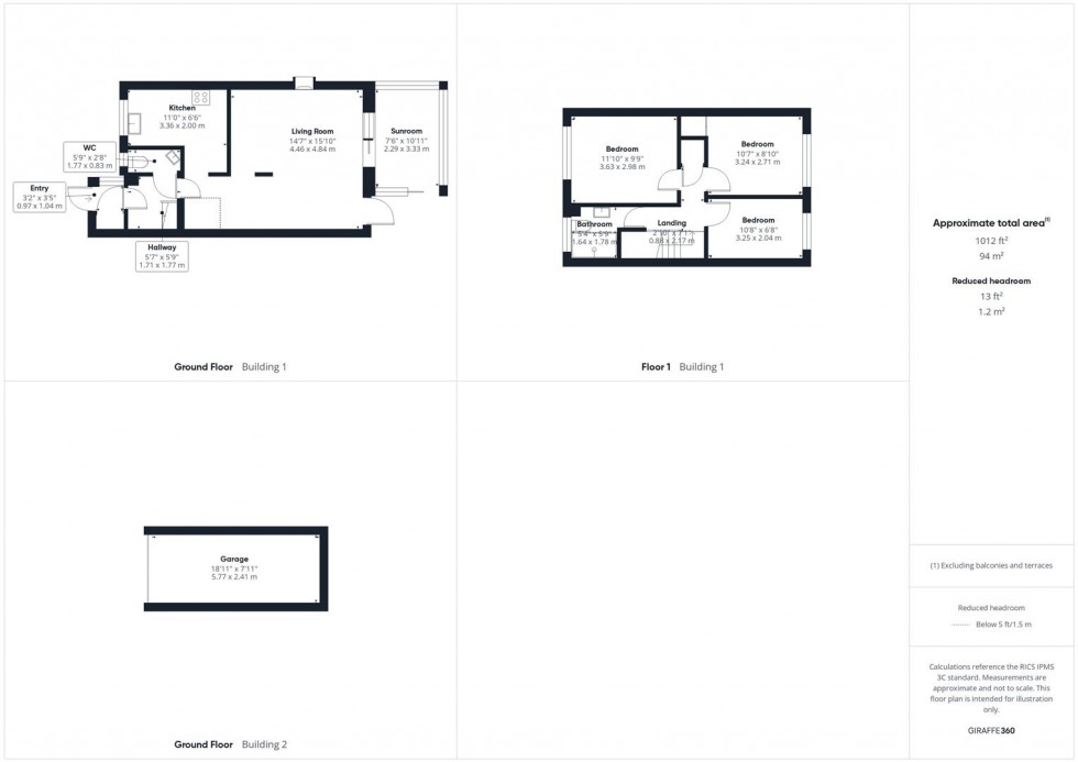 Floorplan for Melrose Walk, Elm Farm, Aylesbury