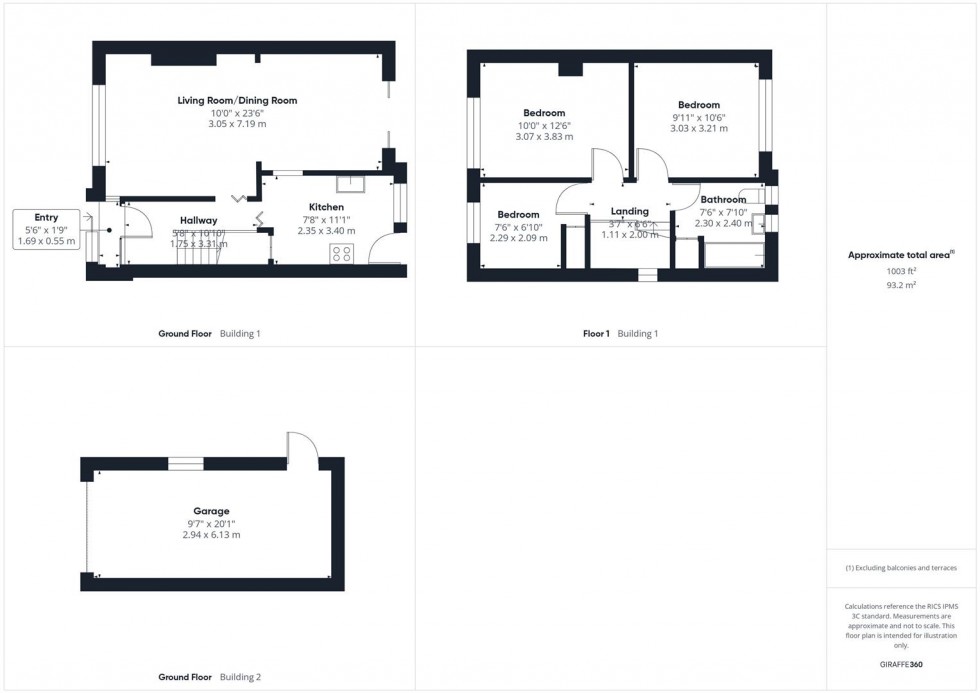 Floorplan for Westmorland Avenue, Turnfurlong, Aylesbury