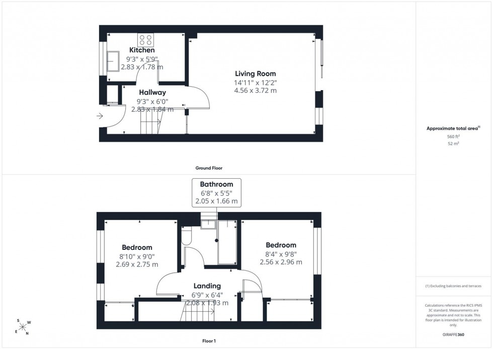 Floorplan for Carnation Way, Lavender Grange, Aylesbury