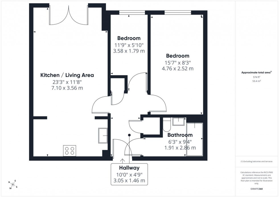 Floorplan for Viridian Square, Aylesbury, Buckinghamshire