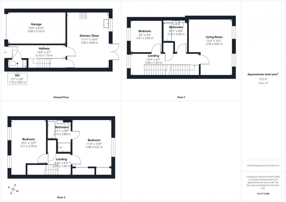 Floorplan for Fuggle Drive, The Green, Aylesbury