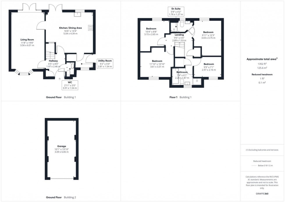 Floorplan for Marsworth Drive, Kingsbrook, Aylesbury