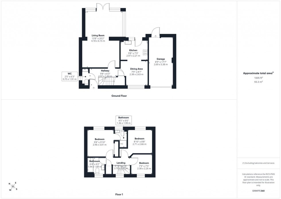 Floorplan for Howletts Close, Fairford Leys, Aylesbury