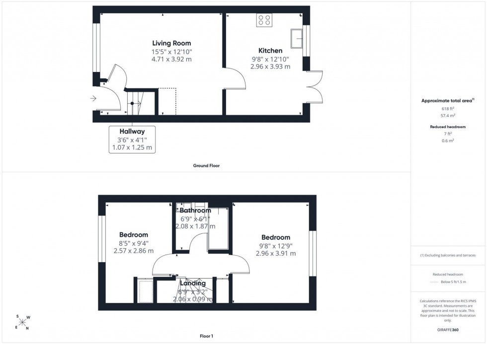 Floorplan for Turnpike End, Aylesbury, Buckinghamshire
