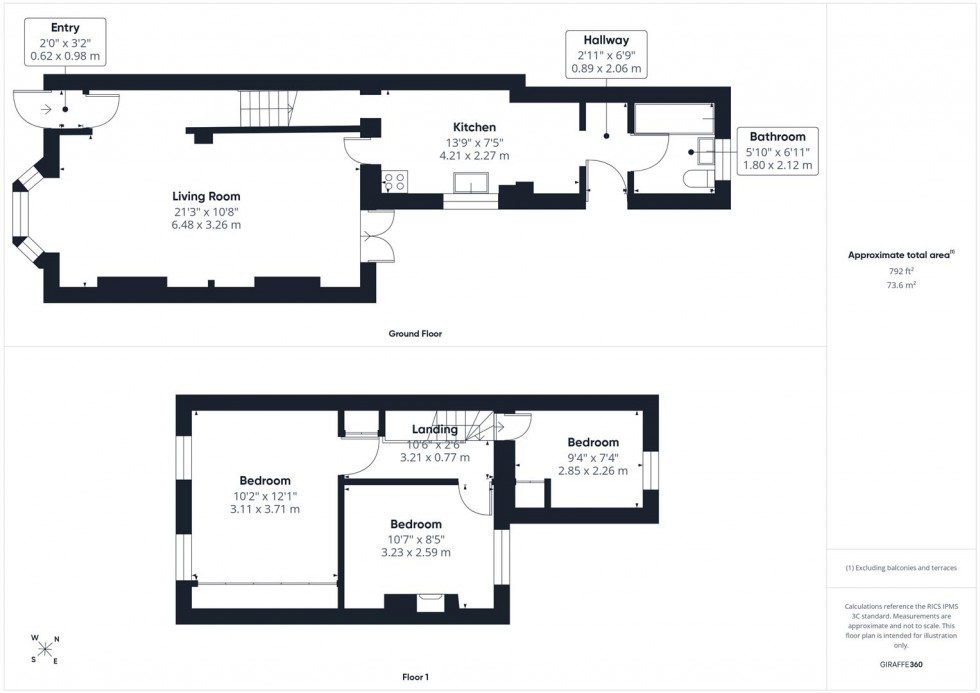 Floorplan for Park Street, Aylesbury