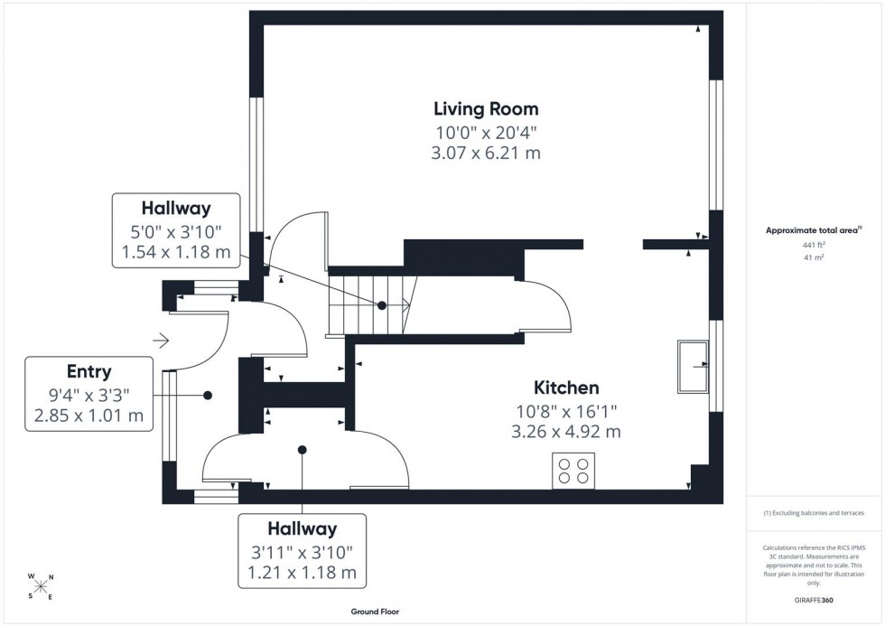 Floorplan for St. Peters Avenue, Aylesbury