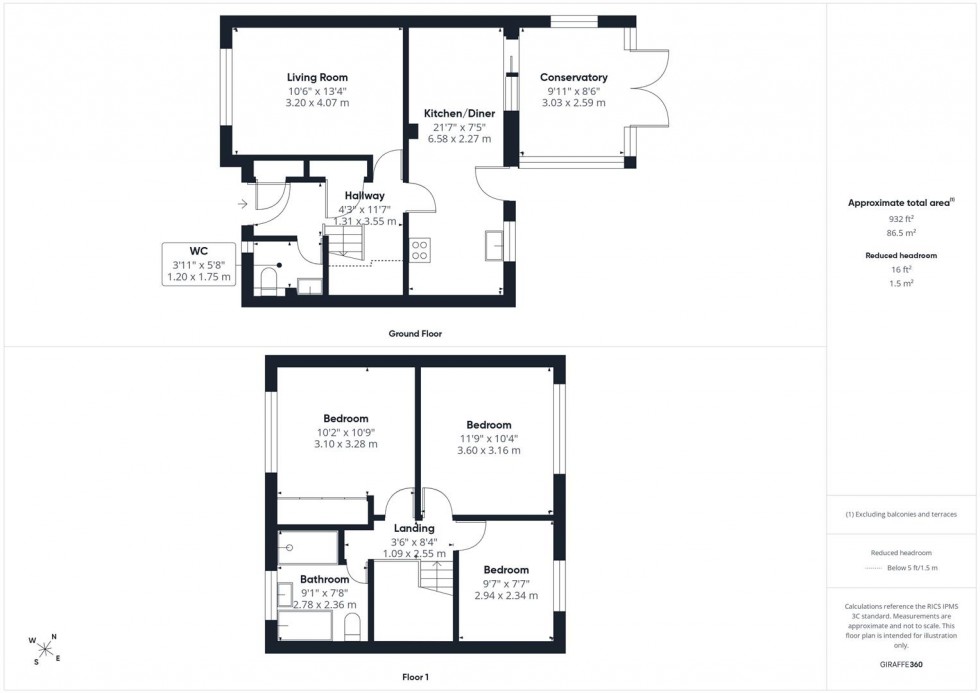 Floorplan for Windrush Court, Walton Court, Aylesbury
