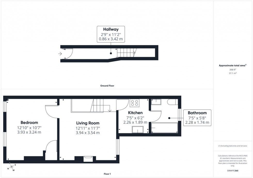 Floorplan for Queens Park, Aylesbury, Buckinghamshire