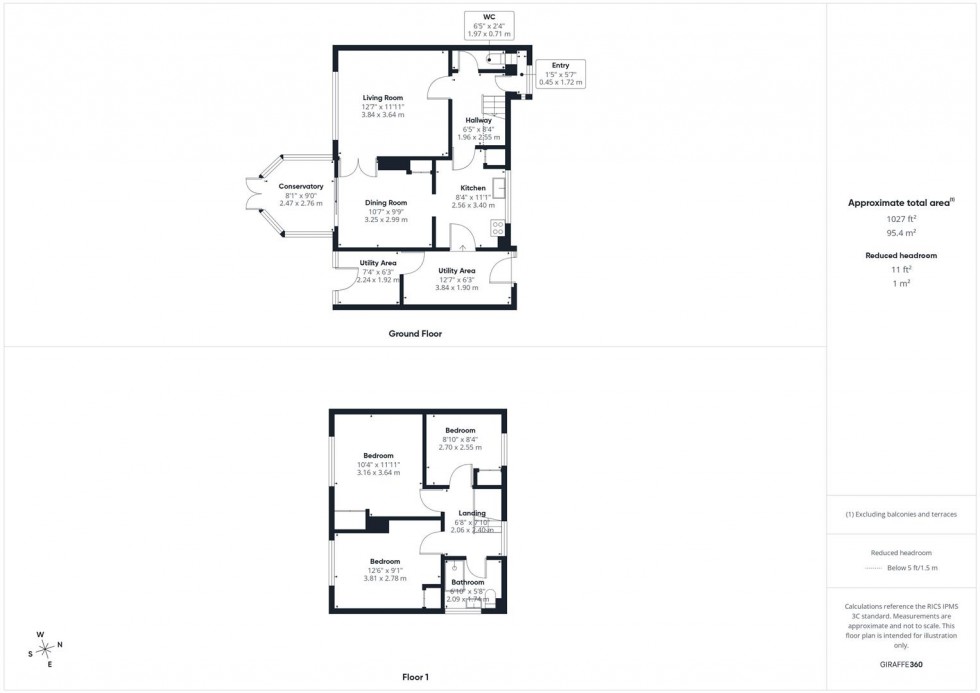 Floorplan for Devereux Place, Aylesbury, Buckinghamshire