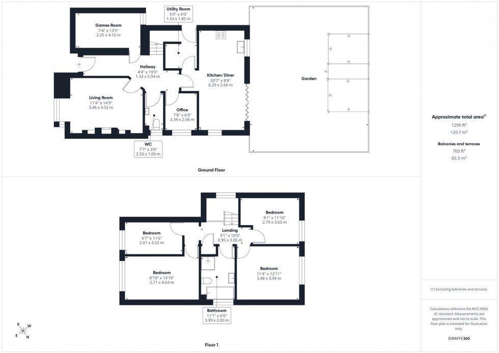 Floorplan for Belle Vue, Stone, Stone, Aylesbury