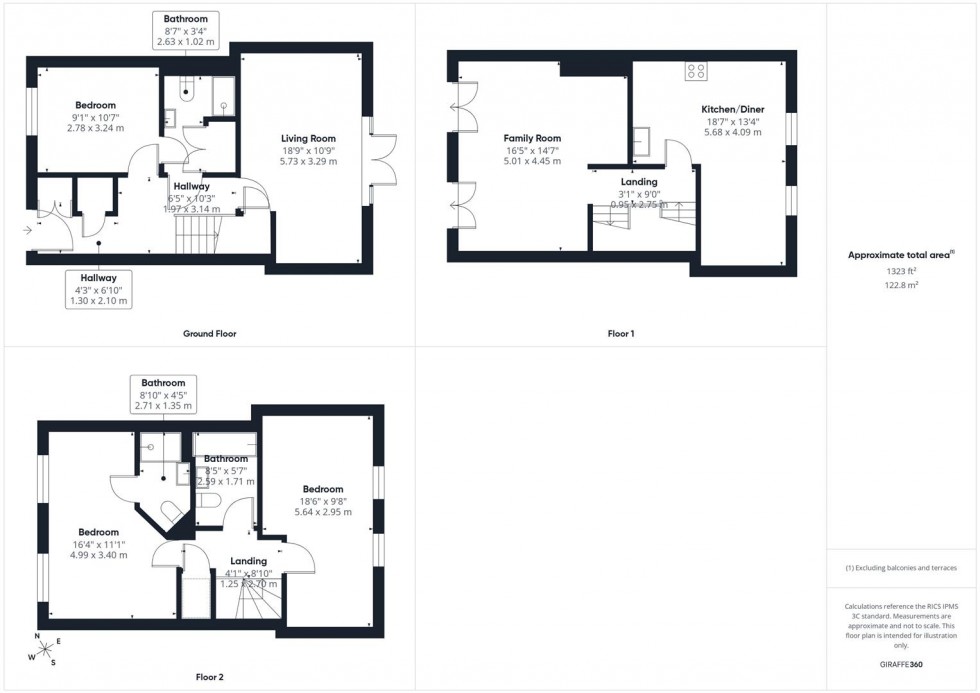 Floorplan for Tipton Crescent, Kingsbrook, Aylesbury