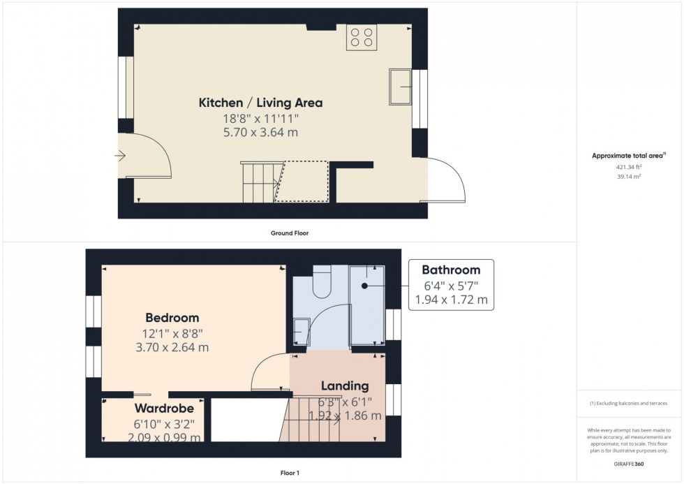 Floorplan for Cleveland Place, Aylesbury
