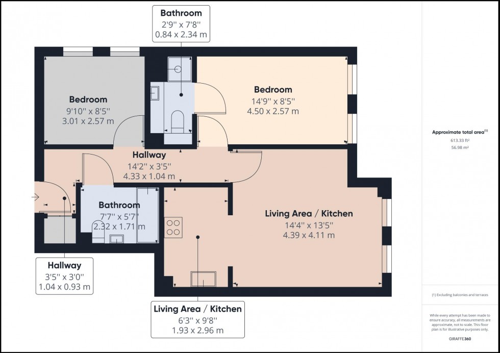 Floorplan for Florey Gardens, Aylesbury, Buckinghamshire, HP20